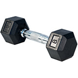 Rubber Hex Dumbbells - Sold Individually - 306 Fitness Repair & Sales