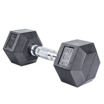 Rubber Hex Dumbbells - Sold Individually - 306 Fitness Repair & Sales