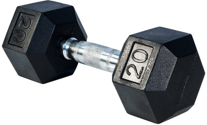 Rubber Hex Dumbbells - Sold Individually - 306 Fitness Repair & Sales