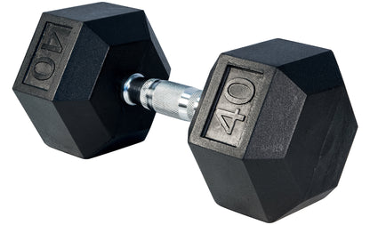 Rubber Hex Dumbbells - Sold Individually - 306 Fitness Repair & Sales