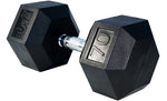 Rubber Hex Dumbbells - Sold Individually - 306 Fitness Repair & Sales
