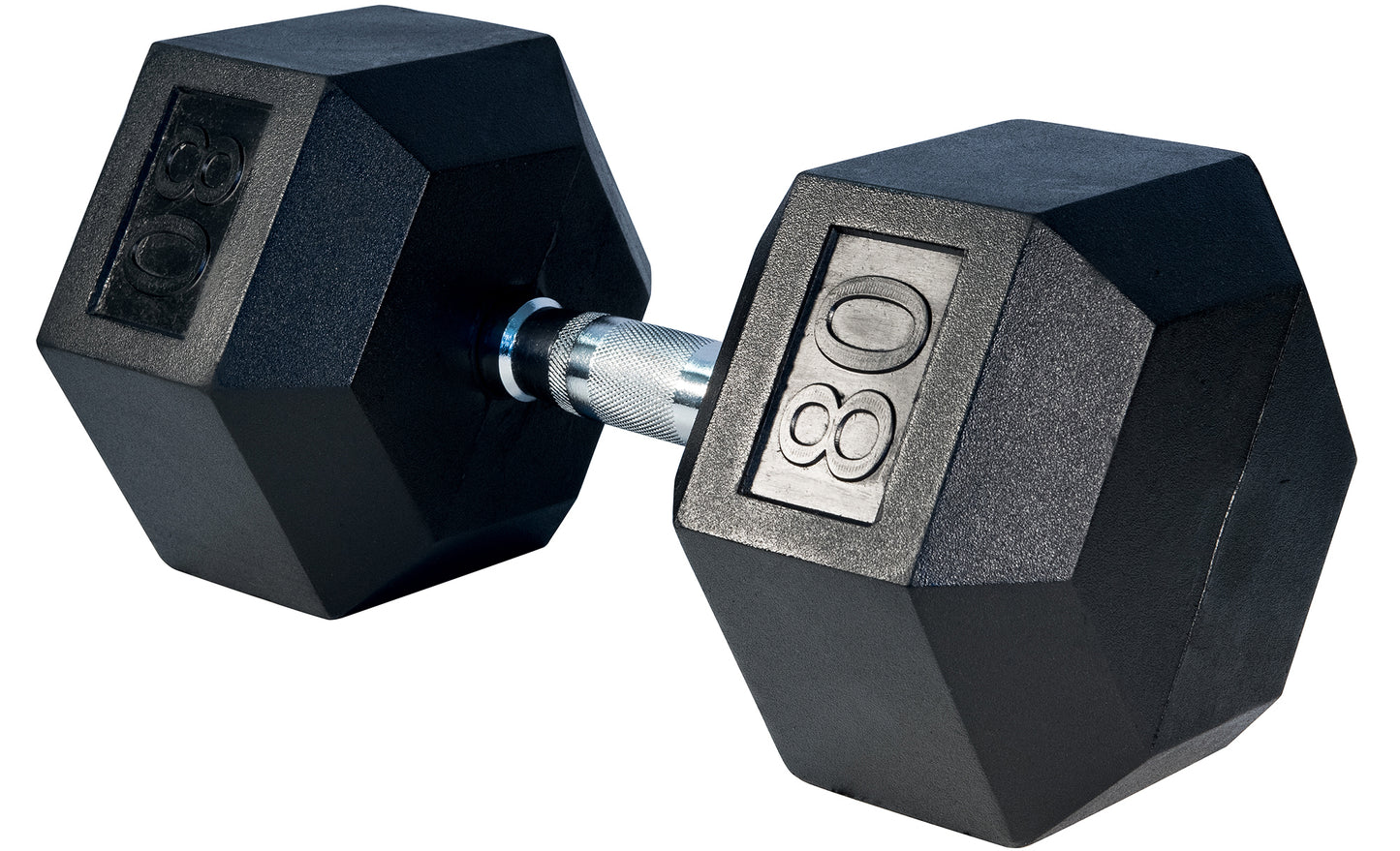 Rubber Hex Dumbbells - Sold Individually - 306 Fitness Repair & Sales