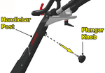 Keiser Part - Plunger Knob - Seat/Handlebar Adjustment Knob - 306 Fitness Repair & Sales