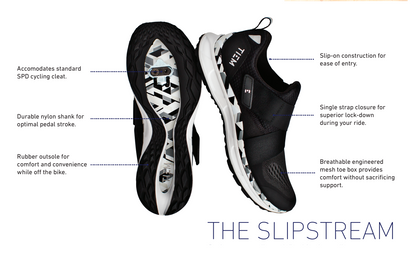 TIEM Slipstream - White Marble Spin Cycling Shoe - 306 Fitness Repair & Sales