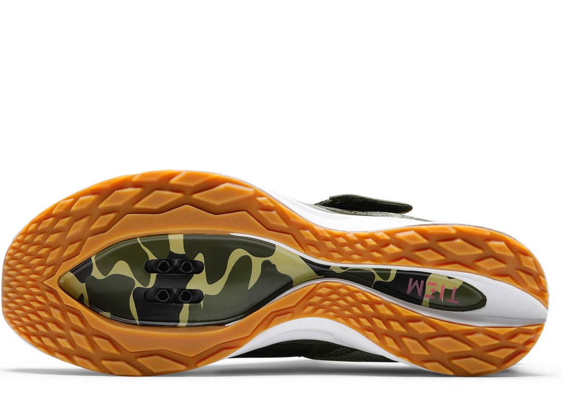 Chaussures de cyclisme athlétique TIEM Slipstream vert camouflage femme Chaussures de cyclisme athlétique TIEM Slipstream vert camouflage femme