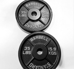Ensemble de plaques de poids olympiques en acier de 300 lb avec haltères 