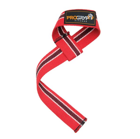 Pro Gryp PRO-4 1 1/2" COTTON LIFTING STRAPS - RED