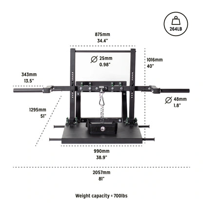 Bells of Steel Belt Squat Machine 2.0 With Belt