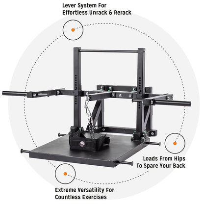 Bells of Steel Belt Squat Machine 2.0 With Belt