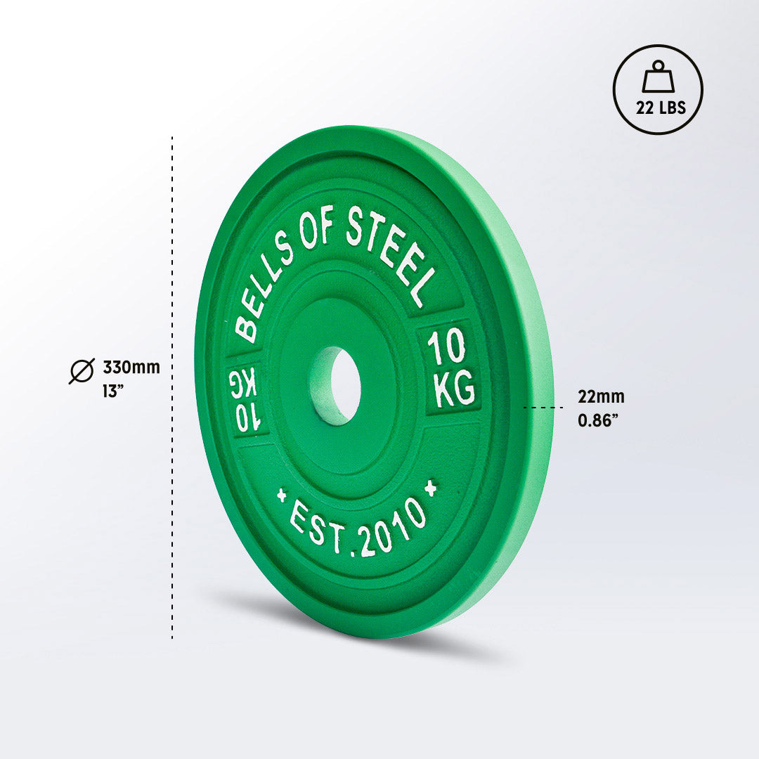 Bells of Steel Calibrated Powerlifting Plates (KG)