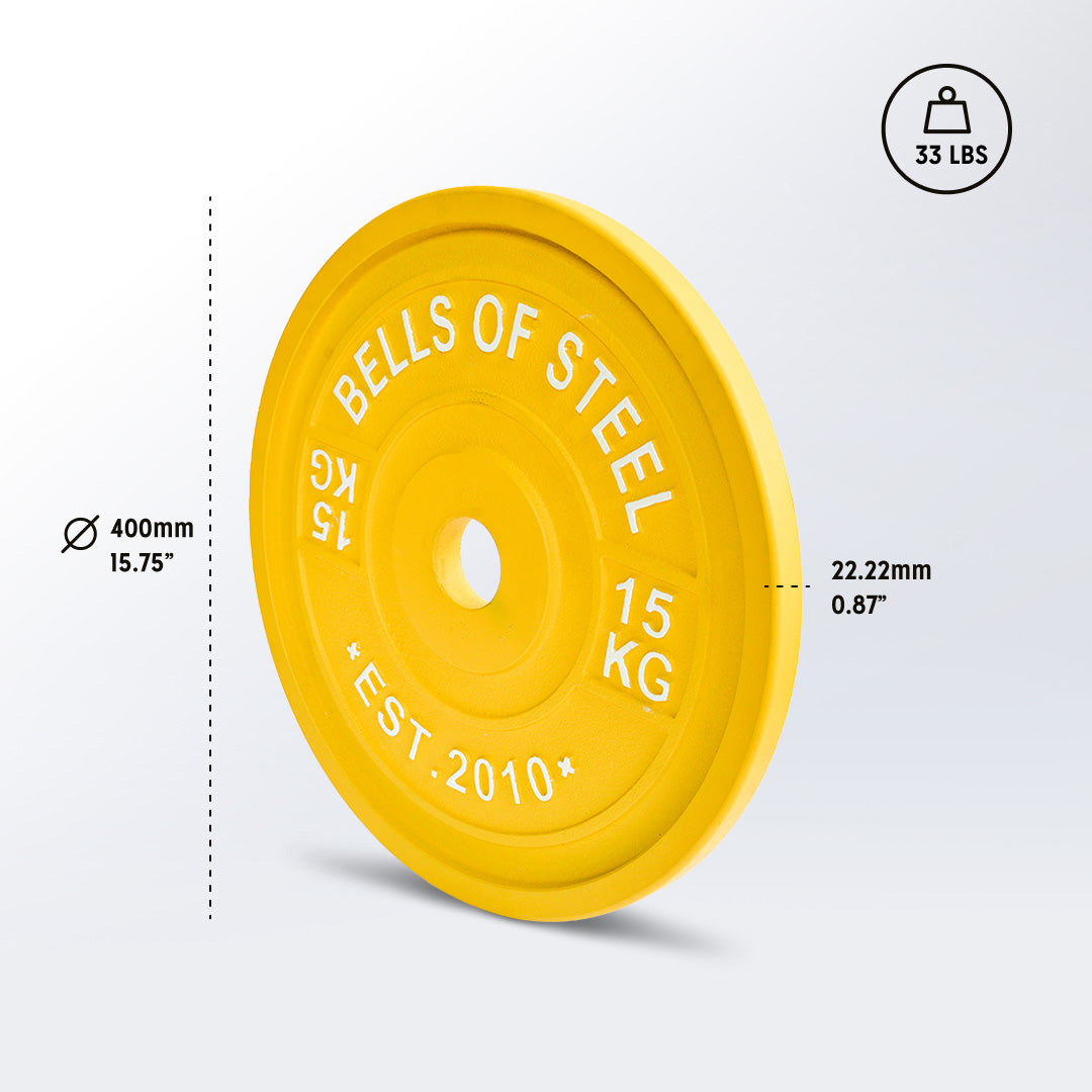 Bells of Steel Calibrated Powerlifting Plates (KG)