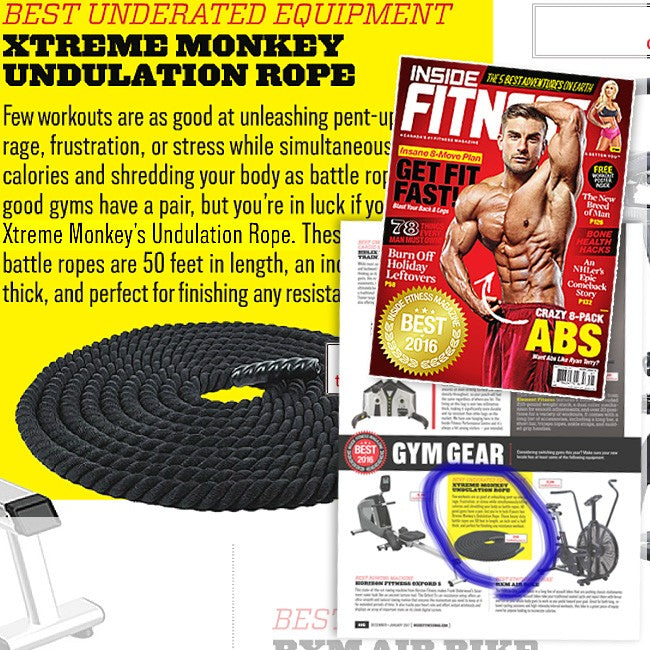 XM Fitness 50’ Premium Battle Rope - 306 Fitness Repair & Sales