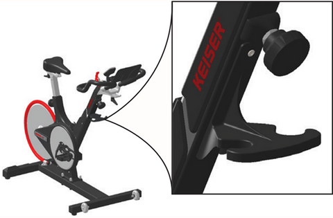 Keiser m3 media 2024 holder