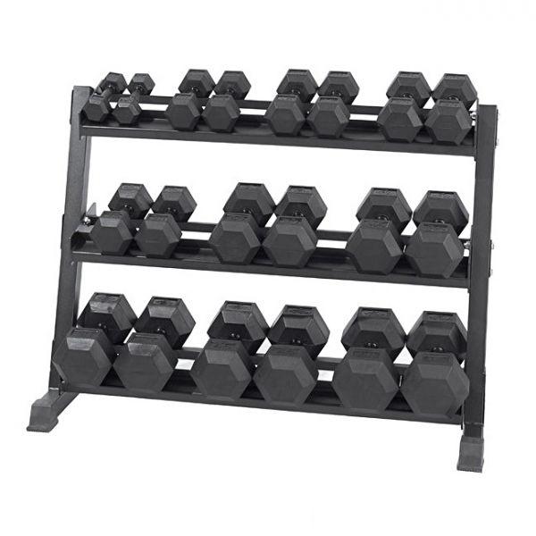 Rubber Hex Dumbbells - Sold Individually - 306 Fitness Repair & Sales