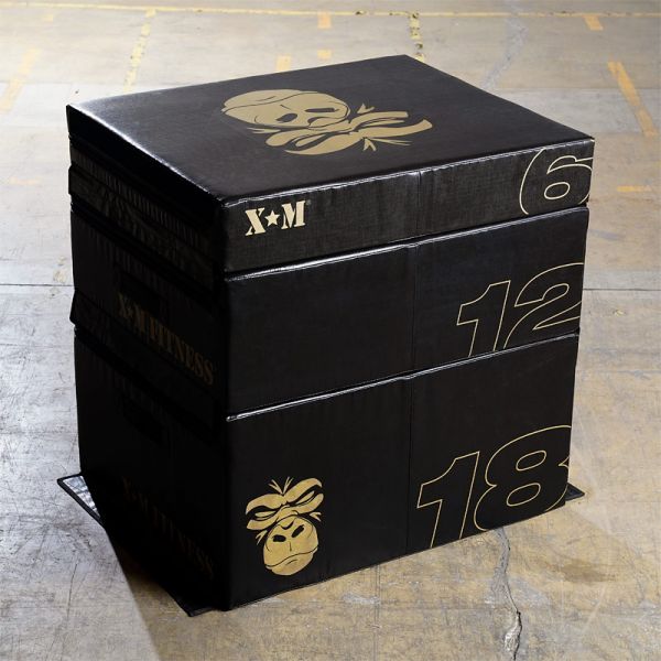 XM Fitness Soft Plyo Box Set - 6" 12" & 18" - 306 Fitness Repair & Sales